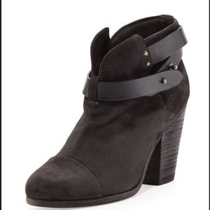 Rag & Bone Harrow Boots black suede